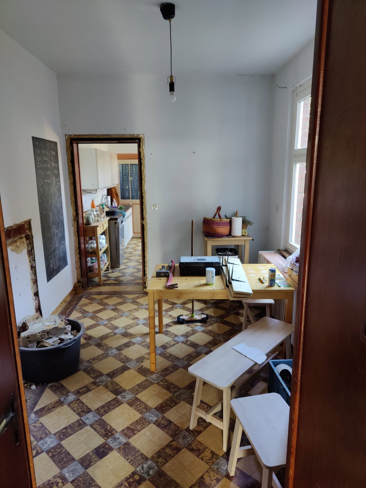 Rénovation de cuisine avant travaux – pièce existante avant transformation